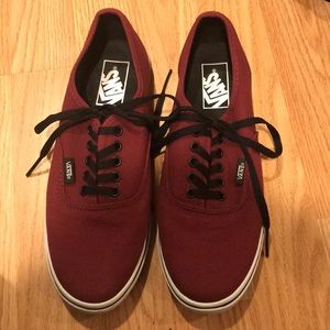 Maroon Vans